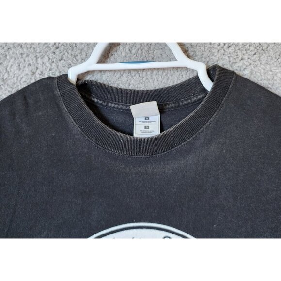 VTG 90s Steak N' Shake Fast Food Burgers Hotrod Promo Black T Shirt Size Large - Picture 3 of 16